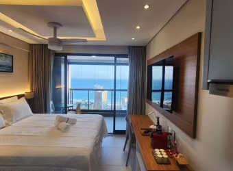 STUDIO | MOBILIADO | VISTA MAR | Edifício Barra Premium