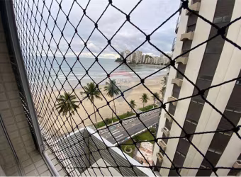 Apartamento frente mar na praia das Astúrias todo reformado com 2 quartos sendo uma suíte