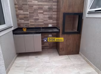 Apartamento com 2 dormitórios à venda, 60 m² por R$ 424.000,00 - Vila Scarpelli - Santo André/SP