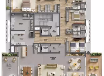 Apartamento com 4 quartos à venda na Rua General Oscar Miranda, 165, Bela Vista, Porto Alegre, 356 m2 por R$ 9.359.000