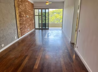 3 quartos com 1 vaga na escritura, 100m² na Gávea, varandão, vista deslumbrante