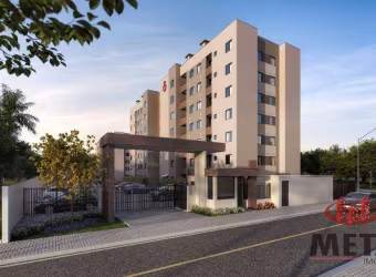 Apartamento com 2 dormitórios à venda, 51 m² por R$ 372.167 - Floresta - Joinville/SC