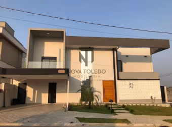 SOBRADO MODERNO EM CONDOMÍNIO FECHADO Á VENDA - 5 DORMITÓRIOS - 3 SUÍTES - RESERVA FLORESTA - SJC