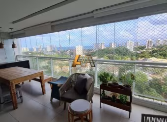 APTO VISTA MAR E ÁREA VERDE 4/4 SENDO 3 SUÍTES EM PATAMARES
