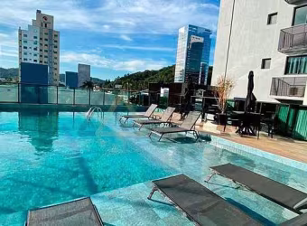 BRAVA VIEW: APARTAMENTO PRONTO NA PRAIA BRAVA COM 2 QUARTOS SENDO 1 SUÍTE, ÁREA DE LAZER E 2 VAGAS.