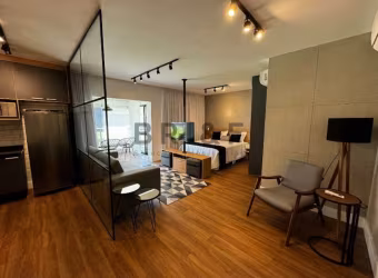Apartamento para venda ou locação,1 dormitório, 2 vagas, mobiliado, 77 m² - Chácara Santo Antônio
