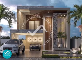 Cond. Vivenda das Marinas - Cond. Vivenda Das Marinas, Casa Duplex, 04 Suítes, Terreno + Planta Personalizada, Manaus Am.