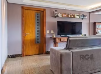 Apartamento de 138m² privativos, 3 quartos, sendo 1 suíte, living para 3 bons ambientes com espaço churrasco, sacada integrada e sala de estar. Cozinha com área de serviço separada.&lt;BR&gt;&lt;BR&gt