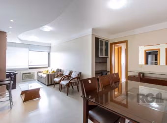 Apto com 3 dormitórios,  sendo 1 suíte, ampla sala de estar jantar, cozinha semi mobiliada, vista magnifica para o Guaíba, com direito a pôr-do-sol, no nono andar. Dependência de empregada e lavanderi