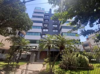 No Residencial Domingos Rubbo, bairro Cristo Redentor em Porto Alegre, cobertura de 3 dormitórios, suíte, dependência de empregada, 2 vagas de garagem e terraço com vista de 180º. Na parte inferior: h