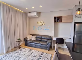 Belíssimo Studio mobiliado, de 47m², para venda e locação, Vila Olímpia, São Paulo, SP