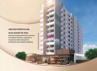Apartamento com 2 dormitórios à venda, 58 m² por R$ 474.592,00 - Bairro da Floresta - São José dos Campos/SP
