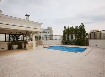 Cobertura duplex à venda ou locação no Campo Belo, 546m². 4 suítes, 4 vagass,