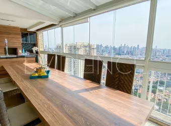 Cobertura à venda com 245 m², Decorada, 3 suítes, 3 vagas, Vila Carrão! TERRAÇO com Hidromassagem