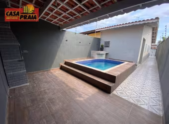 279.900,00 CASA COM PISCINA EM MONGAGUA 2 QUARTOS, 61 m² por R$ 279.900 - Balneário Jussara