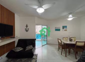 Apartamento com 3 dormitórios à venda, 90 m² por R$ 595.000,00 - Tombo - Guarujá/SP