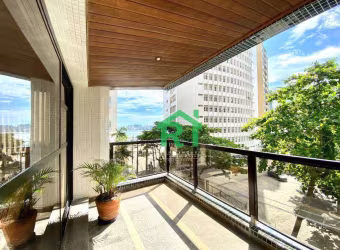 Apartamento Beira Mar, 4 dormitórios (2 Suítes), 2 Vagas à venda por R$ 1.060.000 - Pitangueiras - Guarujá/SP