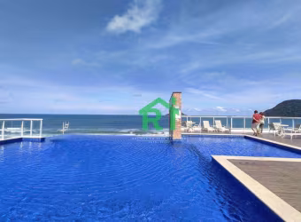 Apartamento Frente Mar, Varanda Gourmet, 2 Dormitórios, 2 Vagas, Área de Lazer, Tombo, Guarujá/SP