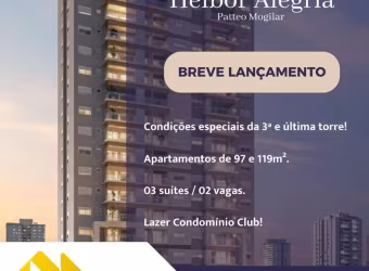 Apartamento para Venda em Mogi das Cruzes, Vila Mogilar, 3 dormitórios, 3 suítes, 4 banheiros, 2 vagas