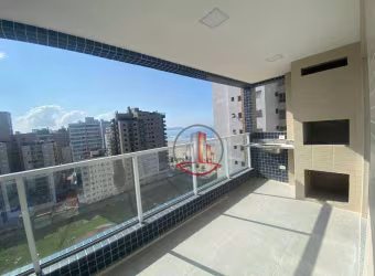 Apartamento novo de 3 dormitórios com vista mar