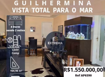 Apartamento com 4 dormitórios à venda, 164 m² por R$ 1.550.000,00 - Vila Guilhermina - Praia Grande/SP