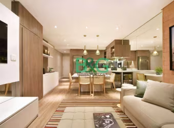 Apartamento com 1 dormitório para alugar, 74 m² por R$ 13.200/mês - Vila Nova Conceição - São Paulo/SP
