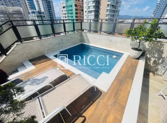 Imperdível cobertura de luxo com 4 quartos e 348m² na Aparecida, Santos-SP!