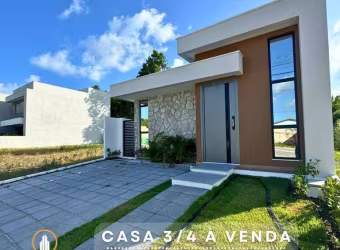 Casa em Condomínio para Venda em Camaçari, Vila de Abrantes (Abrantes), 3 dormitórios, 1 suíte, 2 banheiros, 2 vagas