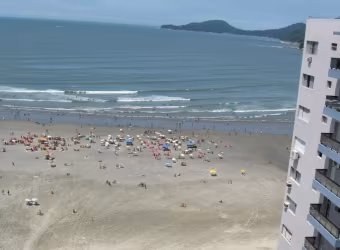 Apartamento com 1 dormitório pé na areia, com vista mar, 1 quarto, sala, cozinha e banheiro , financiável! por R$ 290.000 - José Menino - Santos/SP