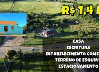 [752] TERRENO RURAL NA RS 030, COM APROX. 13000M², EM SANTO ANTÔNIO DA PATRULHA, COM CASA, GARAGEM E UM PAVILHÃO PARA COMÉRCIO