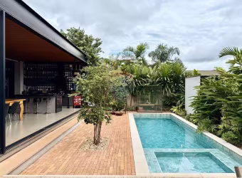 Casa 3 quartos, sendo 3 suítes, piscina aquecida, varanda gourmet Alphaville 1 - Ribeirão Preto/SP
