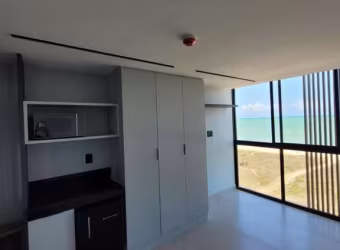 Flat novo com 20 m² pé na areia no bairro Jardim Oceania