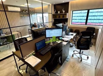 Sala Comercial Decorada à venda no Multiplus Empresarial | Lauro de Freitas - BA | Pitangueiras | 46m² | 2 vagas de garagem | R$ 470.000