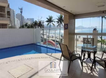 Apartamento DUPLEX com 4 dormitórios sendo 1 suíte, lazer no condomínio, ASTÚRIAS-Guarujá/SP.
