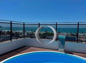 Cobertura com vista total para o mar a venda, Guarujá, Enseada.