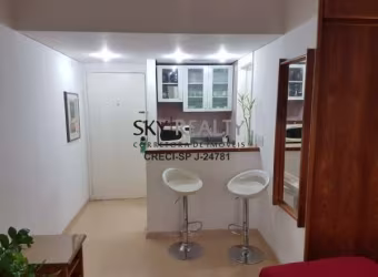 Flat com 1 quarto à venda na Avenida Ibijaú, 364, Moema, São Paulo por R$ 795.000