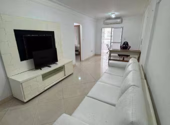 Apartamento mobiliado uma quadra da praia com 3 dormitórios para alugar definitivo pacote, 119 m² por R$ 5.800 mês  Canto do Forte  Praia Grande SP