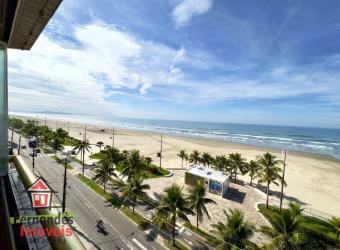 Apartamento mobiliado frente mar com 2 dormitórios para alugar, definitivo pacote 65 m² por R$ 3.650 mês  Maracanã  Praia Grande SP