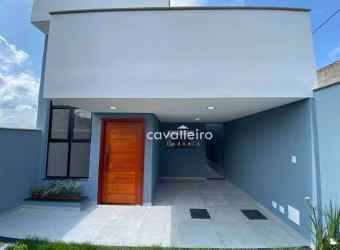 Casa com Piscina, Churrasqueira e 3 dormitórios à venda, 118 m² por R$ 690.000 - Jardim Atlântico Central (Itaipuaçu) - Maricá/RJ