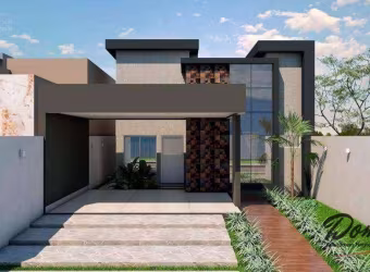 Linda casa em fase de acabamento à venda no Residencial Bella Suiça, em Sinop-MT!