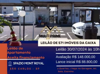 Apartamento para Venda em São Carlos, Distrito Industrial Miguel Abdelnur, 2 dormitórios, 1 banheiro, 1 vaga
