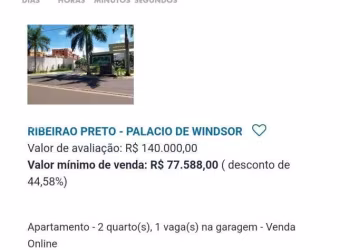 Apartamento para Venda em Ribeirão Preto, Recreio Anhangüera, 2 dormitórios, 1 banheiro, 1 vaga