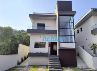 Casas com 3 dormitórios à venda por  R$ 1.480.000,00 em Condomínio Fechado no Bairro Itapetinga - Atibaia/SP