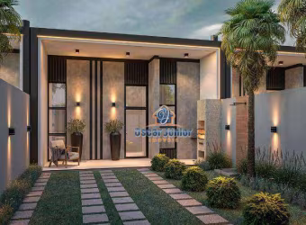 Casa Nova 3 Quartos, 2 vagas de Garagem, à Venda no Melhor do Eusebio, 98 m² por R$ 379.000 - Mangabeira - Eusébio/CE