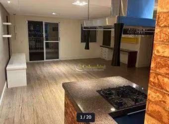 Apartamento com 3 dormitórios à venda, 115 m² por R$ 1.120.000,00 - Vila Valparaíso - Santo André/SP