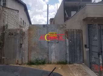 Terreno para alugar,  125m²- Jardim Adriana - Guarulhos/SP - Por R$700