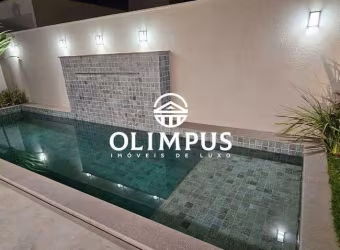Bela casa estilo sobrado disponível para venda no condomínio Splendido na cidade de Uberlândia-MG