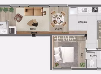 Apartamento de 2 suítes no Centro de Canela!