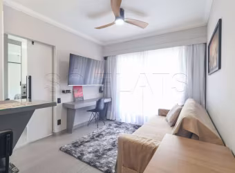 Flat no The Palace disponível para locação com 33m², 1 dormitório e 1 vaga de garagem.