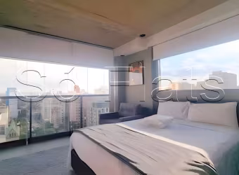 Flat no On Lorena disponível para locação com 23m² e 1 dorm. localizado ao lado da Av 9 de Julho.